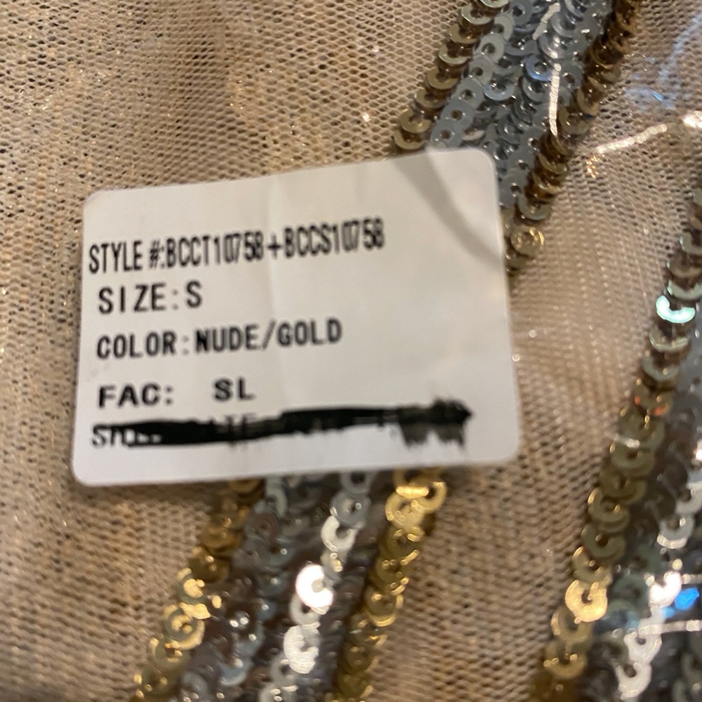 Nude/Gold Banjul Size S [NWT] - Picture 7 of 12
